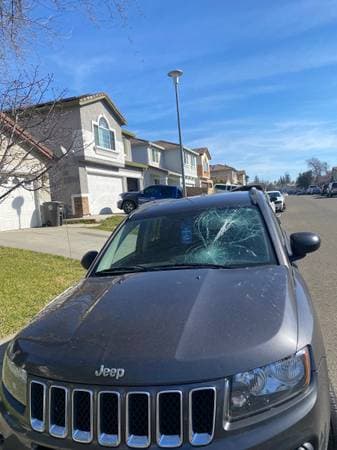 Clean removal of damaged glass