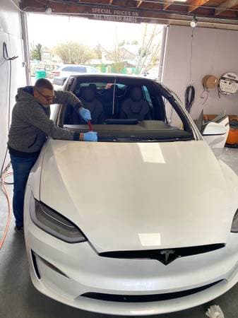Side window installation