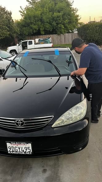 Completed windshield install